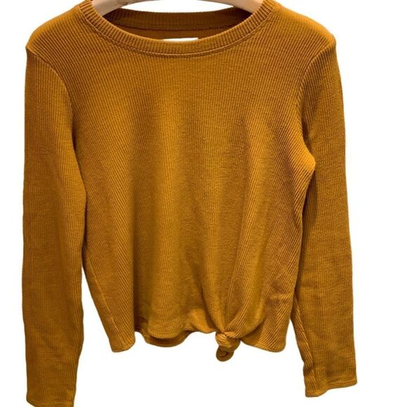 Madewell Knot-Front Long Sleeve Top - Picture 5 of 7